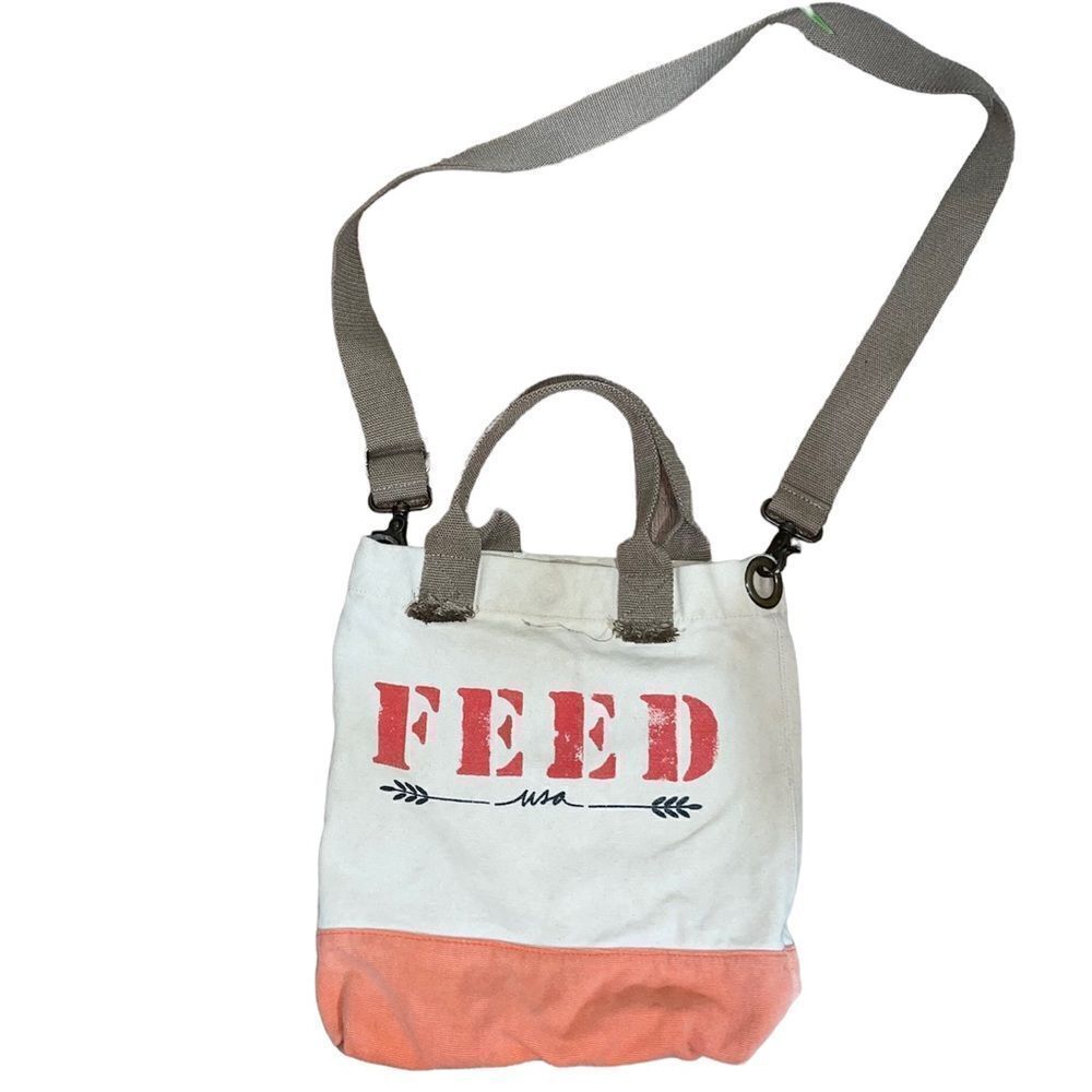 FEED canvas crossbody bag